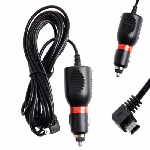 Dakota автомобільна зарядка кутова 90° в прикурювач 12-30v 2.4A Mini Usb для навігатора або відеореєстратора