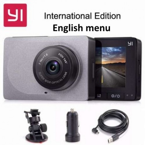 Оригинальный Автомобильный Видеорегистратор Xiaomi Yi Smart Car Dash Camera Grey