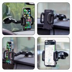 Автомобильный держатель для телефона DAKOTA AirLock Grip 360 на гелевой присоске, механический зажим, 360° Автомобильный держатель для телефона DAKOTA AirLock Grip 360 на гелевой присоске, механический зажим, 360°