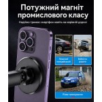 Автомобильный держатель для телефона, устанавливаемый в машине на лобовое стекло или приборную панель с помощью вакуумной присоски DAKOTA AirLock Mag 360 — автодержатель для iPhone с MagSafe и других моделей