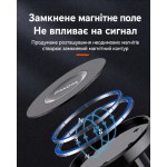 Автомобільний тримач кріплення для телефона в машину на лобове скло або панель на вакуумній присосці DAKOTA AirLock Mag 360 автотримач для iPhone MagSafe та інших
