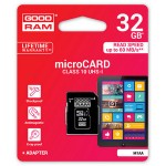 32GB 10 Class Карта памяти GoodRam для видеорегистраторов и GPS навигаторов