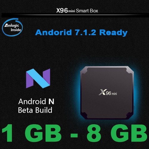 Популярная Смарт ТВ приставка X96 Mini S905W 1гб/8гб + Фильмы + Телевидение. Полностью настроена и готова к работе