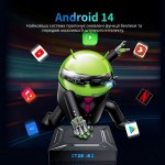 Нова модель смарт-ТВ-приставки X96 M200 4 Гб/32 Гб на базі Android 14 для перегляду фільмів, телепередач та веб-серфінгу з голосовим пультом
