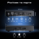Новая модель Смарт ТВ приставки X96 NEX 4гб 32Гб Android 14 для просмотра фильмов телевидения серфинга в интернете з голосовим пультом