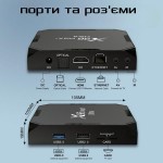 Популярна Смарт ТВ приставка X96 MAX+ ULTRA 4гб 32Гб S905X4 + Фільми + Телебачення. Повністю налаштована і готова до роботи