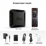 Нова модель Смарт ТВ приставки X96Q 2гб / 16Гб на Андроїд 10 для перегляду фільмів телебачення серфінгу в інтернеті