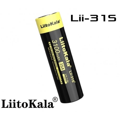 Высокотоковый аккумулятор Liitokala Lii-31S 3100mAh 35A Li-on оригинал