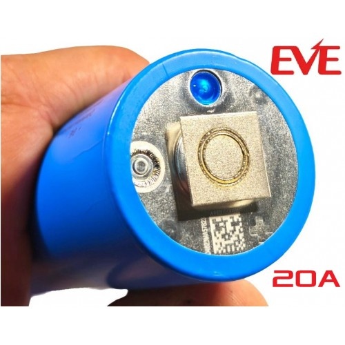 Акумулятор з привареною нікельованою пластиною EVE 40135 LiFePo4 C40 3.2В 20Ah високотоковий