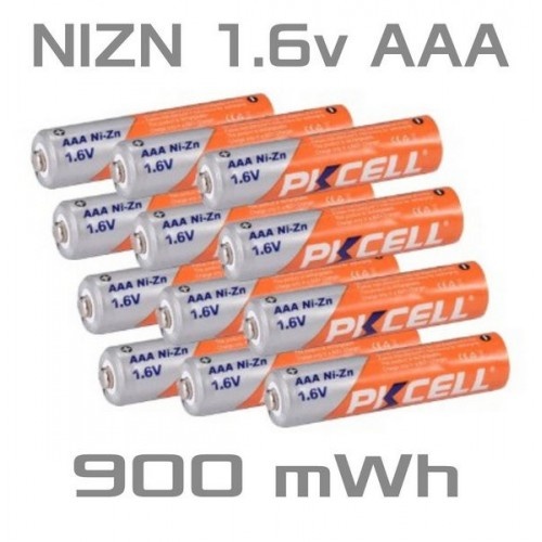 PKCELL Ni-Zn AAA 900mWh Нікель-цинковий акумулятор ААA PKCELL Ni-Zn AAA 900mWh Нікель-цинковий акумулятор ААA