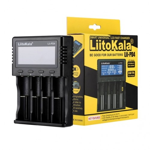 Надійний оригінальний зарядний пристрій LiitoKala Lii-PD4 Li-ion/ NiMH на 4 канали
