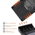 Надежное оригинальное зарядное устройство LiitoKala Lii-PD4 Li-ion/ NiMH на 4 канала