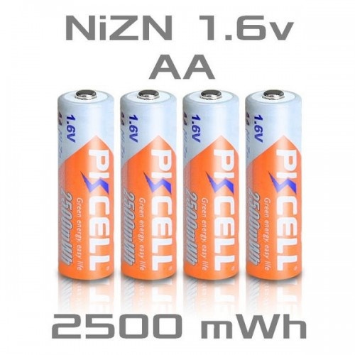 PKCELL Ni-Zn AA 2500mWh Никель-цинковий аккумулятор АА