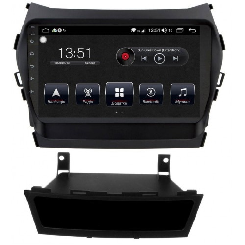 Купить Штатную магнитолу для Hyundai Santa Fe / IX45 2012-2018 Dakota 9617 PremiumSound на Android 8 + Голосовое управление + Навител Украина лицензия