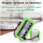 Купить сменный аккумулятор робот пылесоса Eufy RoboVac 11 12 15C 25C G10 G20 G30 G40 3200 мАч 14,4В Rokkevolt замена аккумулятора T29J5011 / PA04 / C0914E1 / BFG-WSQ Купить сменный аккумулятор робот пылесоса Eufy RoboVac 11 12 15C 25C G10 G20 G30 G40 3200 мАч 14,4В Rokkevolt замена аккумулятора T29J5011 / PA04 / C0914E1 / BFG-WSQ